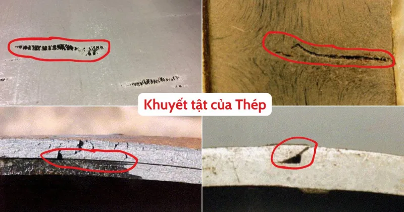 Kiểm tra khuyết tật thép