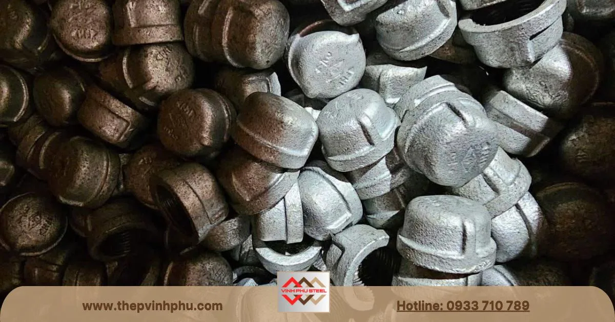 Nắp bịt ren mạ kẽm 