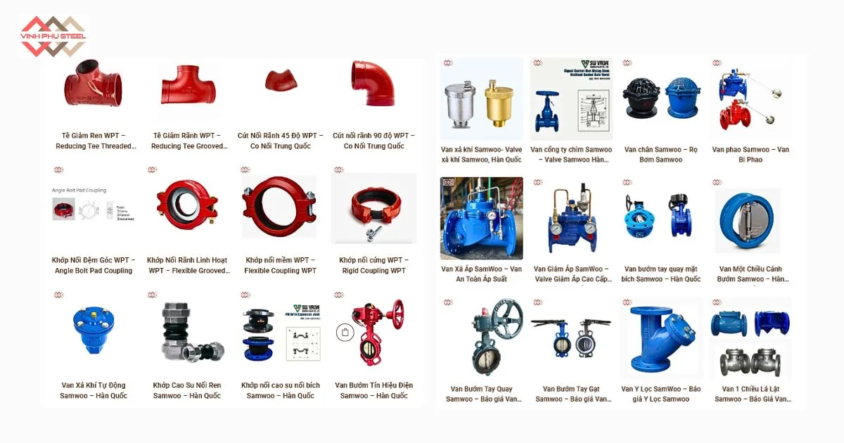 Thuật ngữ van và phụ kiện đường ống