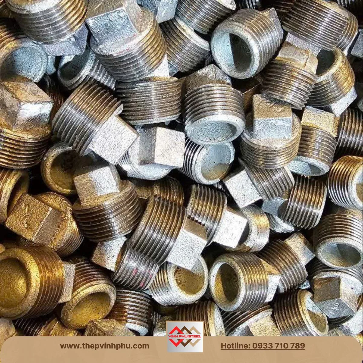 Nút bịt ren mạ kẽm