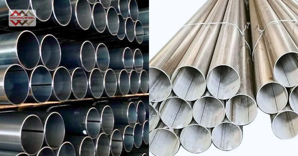 Ống thép đen hàn dọc