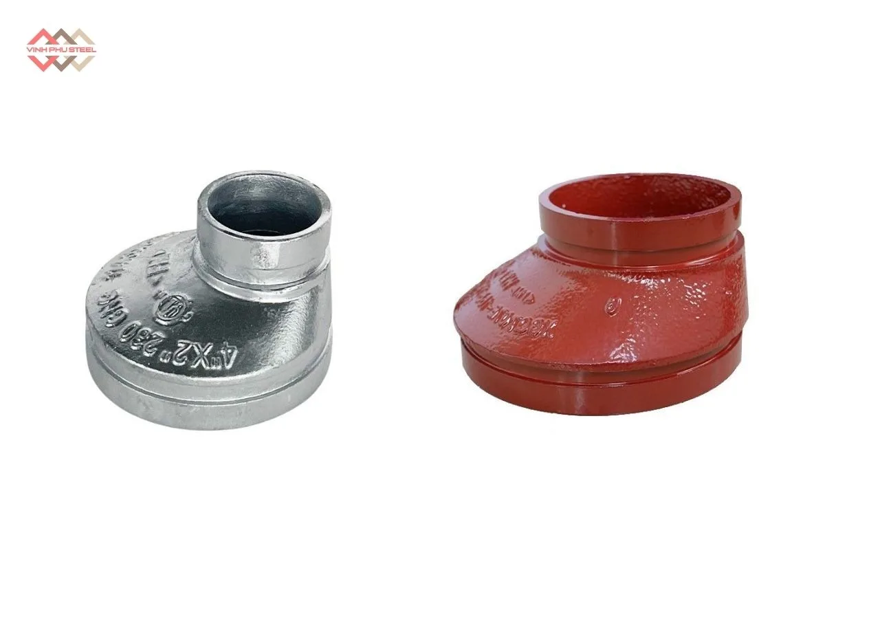 Bầu giảm lệch tâm nối rãnh WTP