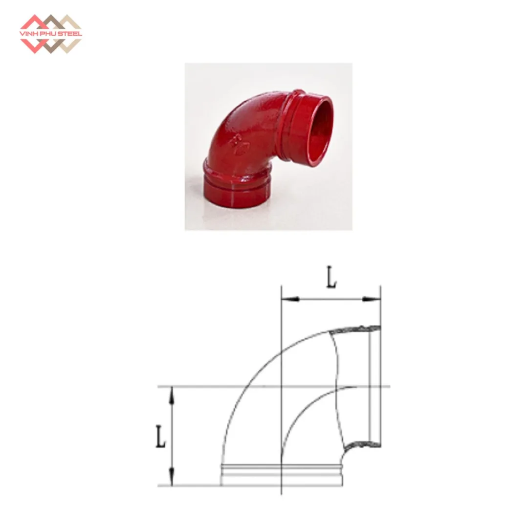 Co nối rãnh 90 độ WPT