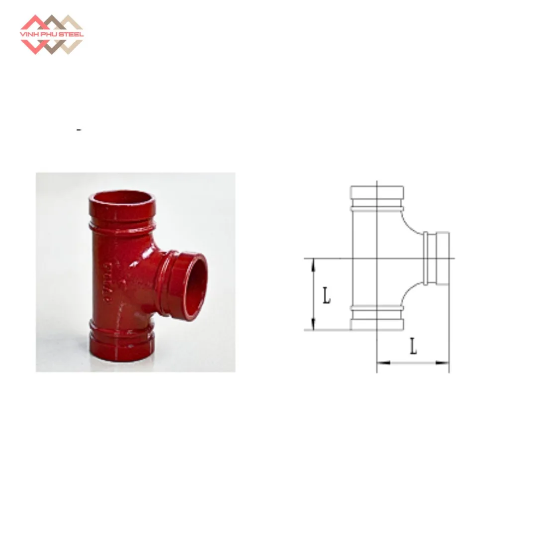 Tê Bằng Nối Rãnh WPT - Equal Tee WPT - Hình ảnh 2