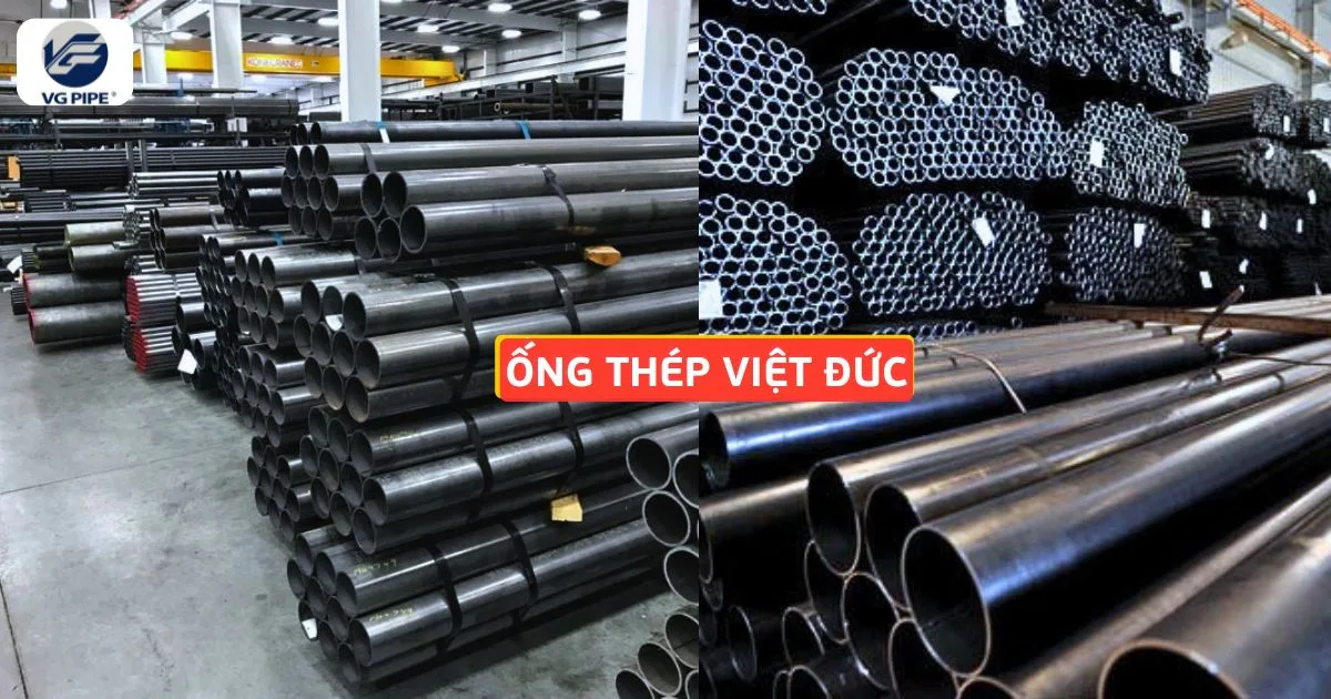 Ống thép tròn đen Việt Đức