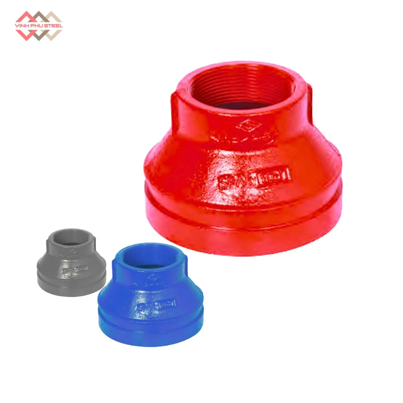 Bầu Giảm Đồng Tâm Nối Ren Loại Mỏng MECH