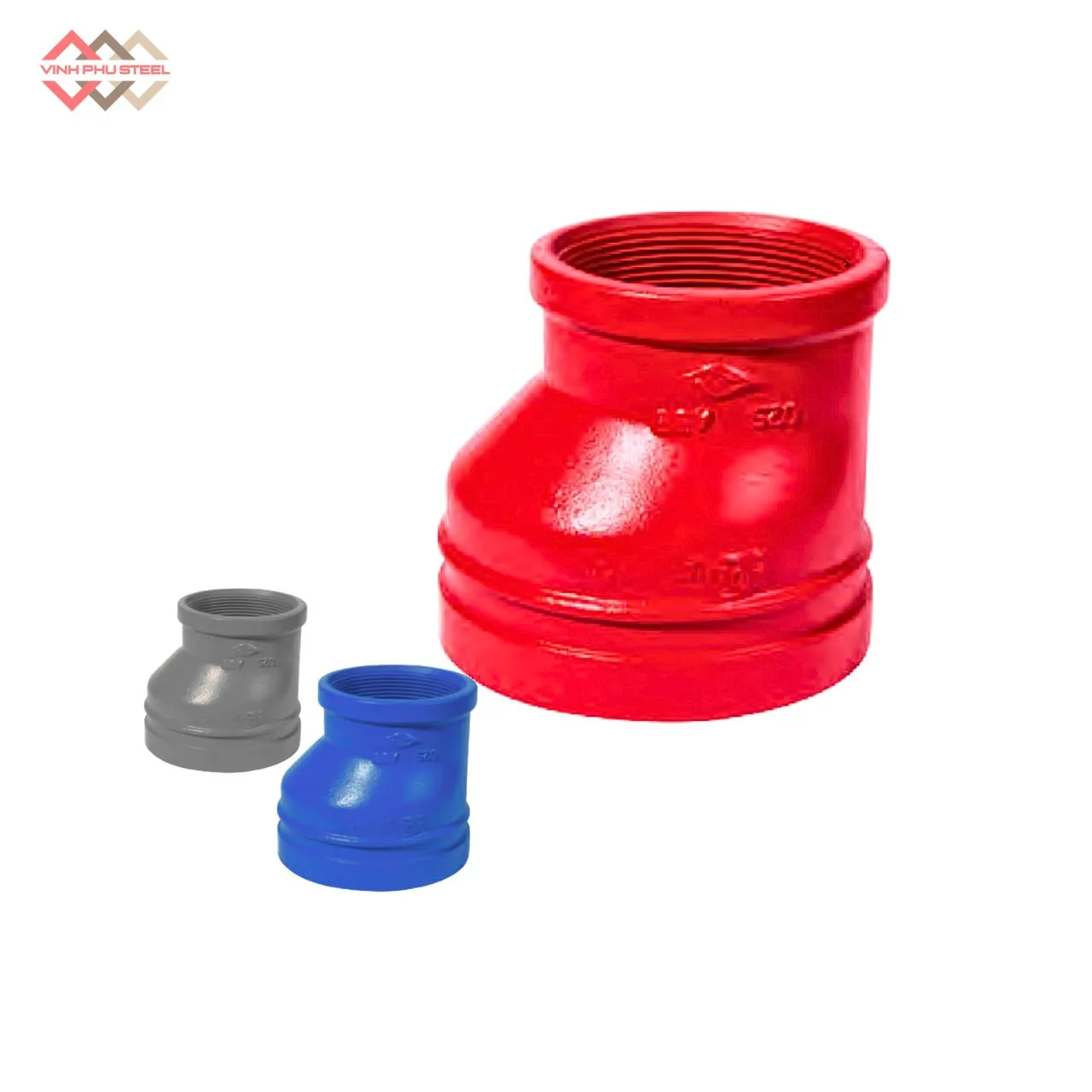 Bầu Giảm Lệch Tâm Ren Rãnh MECH