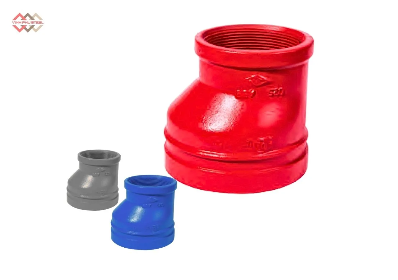 Bầu Giảm Lệch Tâm Ren Rãnh MECH