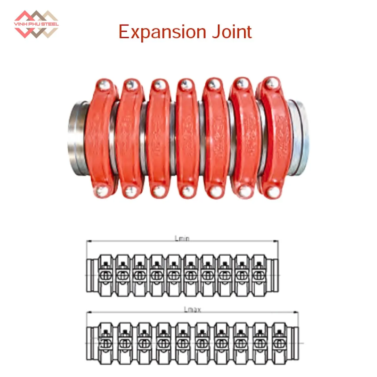 Khớp Nối Rãnh Linh Hoạt MECH - Expansion Joint - Hình ảnh 2