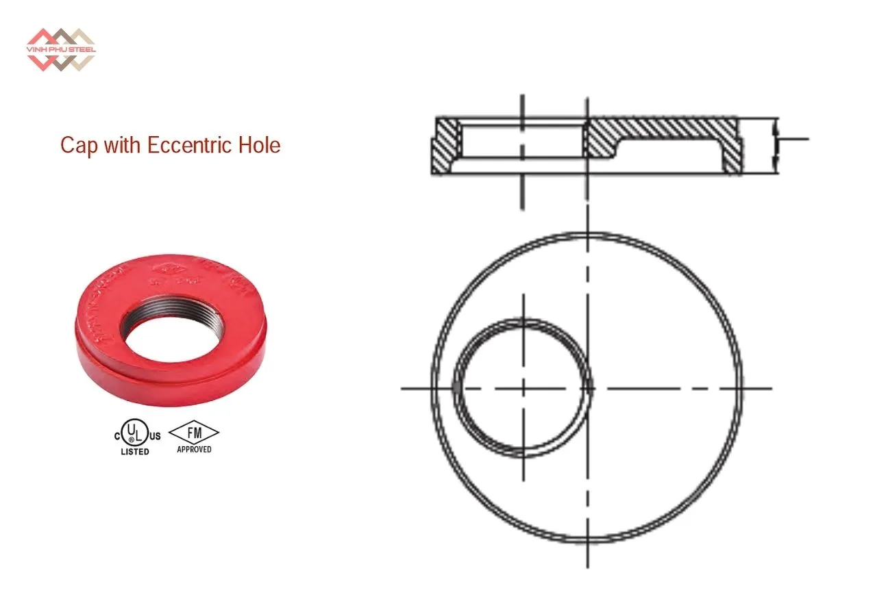 Cấu Tạo Bịt Ống Có Lỗ Lệch Tâm MECH