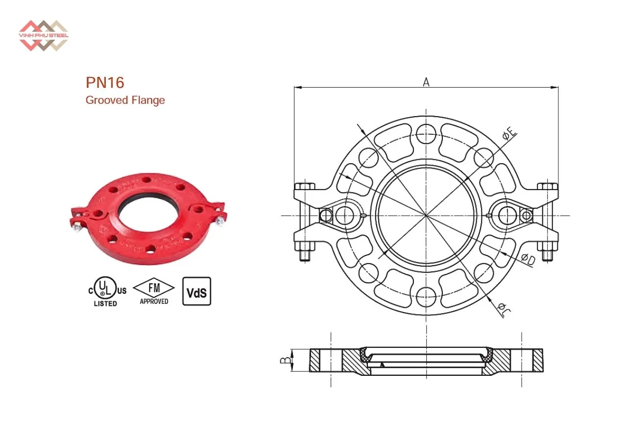 Cấu Tạo Mặt Bích Rãnh MECH