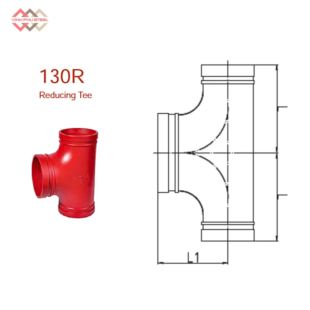 Tê Ngược Nối Rãnh MECH - Tê Rãnh Bullhead - Hình ảnh 2