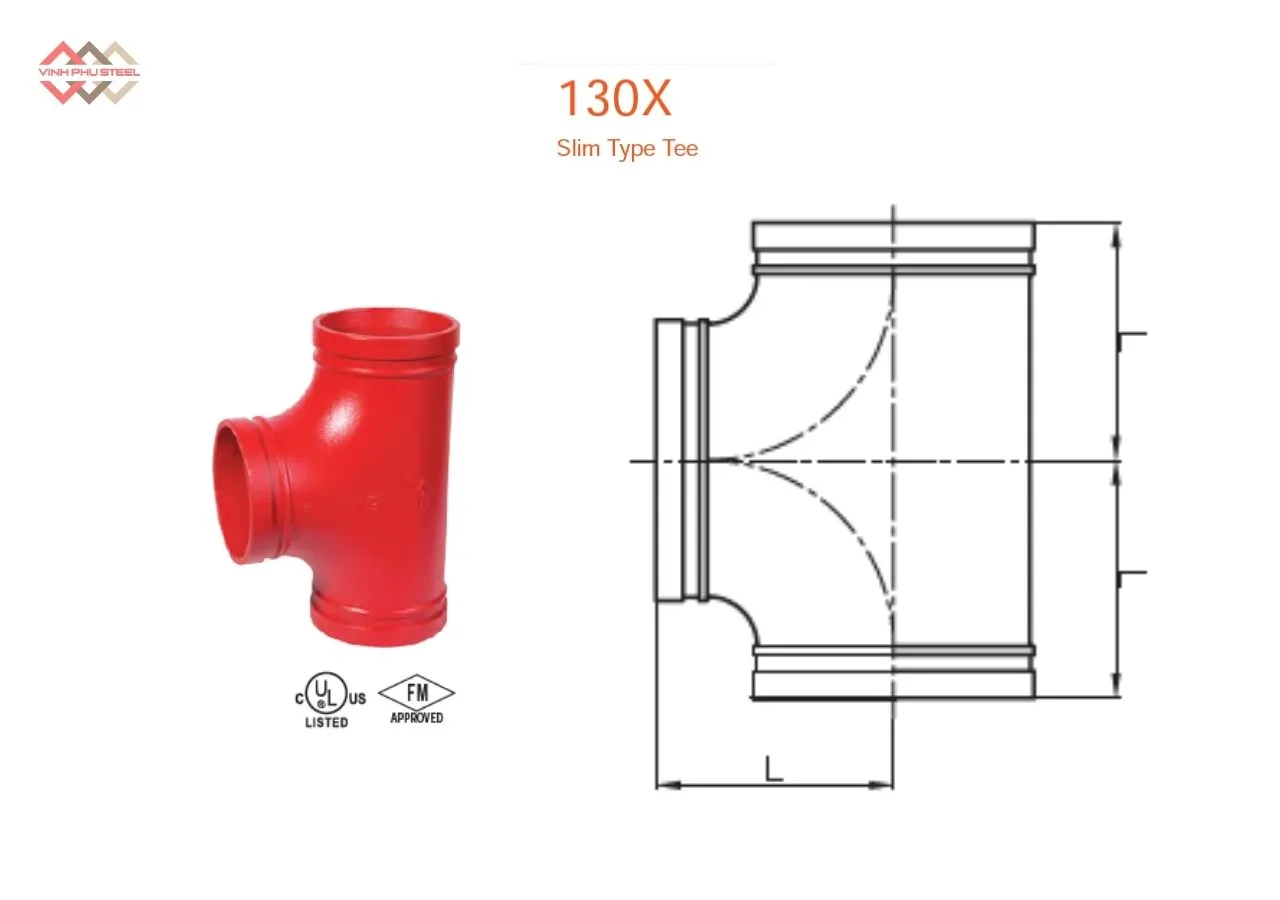 Cấu Tạo Tê Nối Rãnh Loại Mỏng MECH