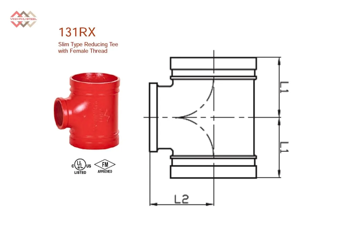 Cấu Tạo Tê Thu Nhánh Nối Ren Loại Mỏng MECH