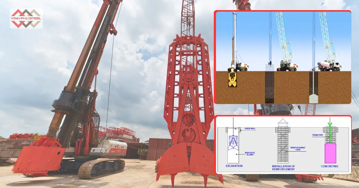 Cọc Barrette Là Gì? Quy Trình Thi Công Cọc Barrette