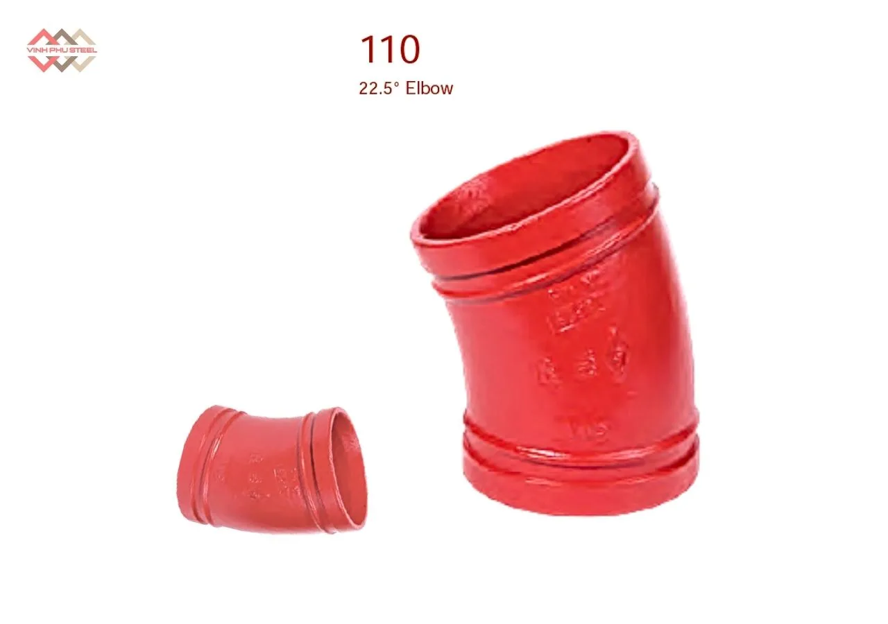 Lơi 22.5 Độ Nối Rãnh MECH