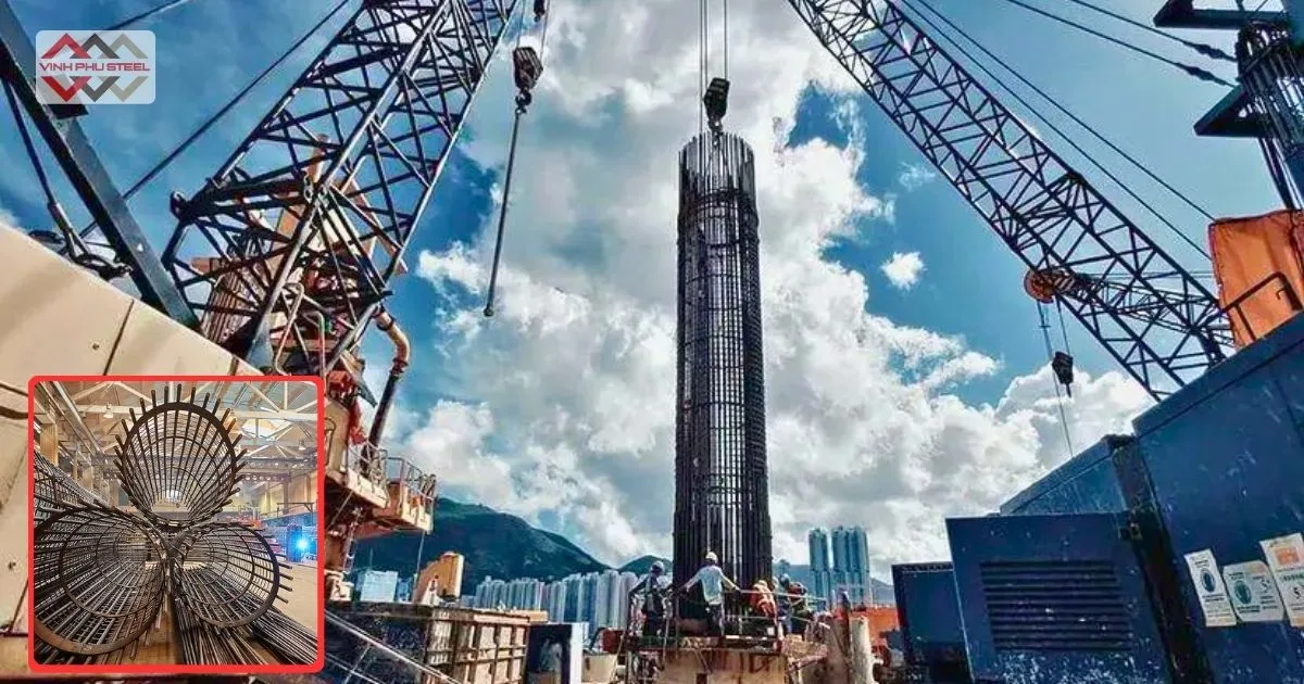 Lồng thép cọc khoan nhồi