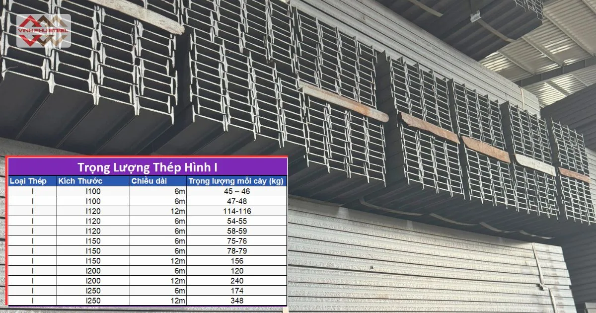 Thép Hình Chữ I (Thép I An Khánh)