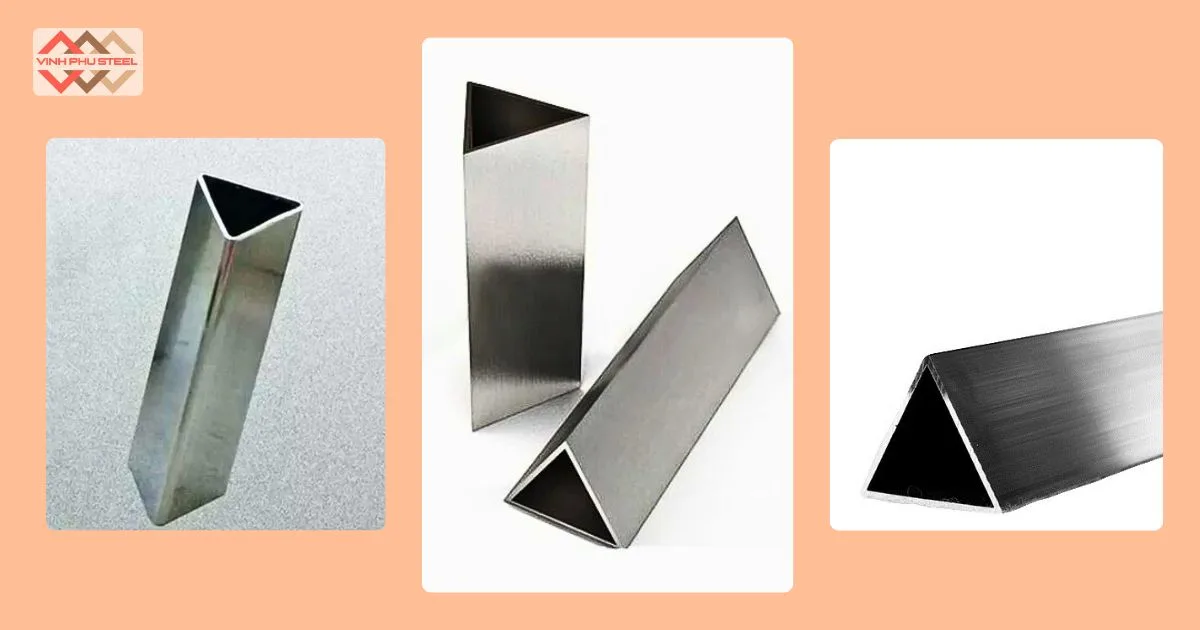 Thép hộp tam giác inox