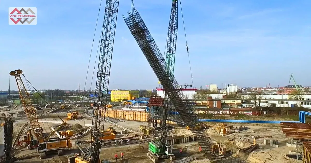 Quá Trình Thi Công Cọc Tại Công Trường