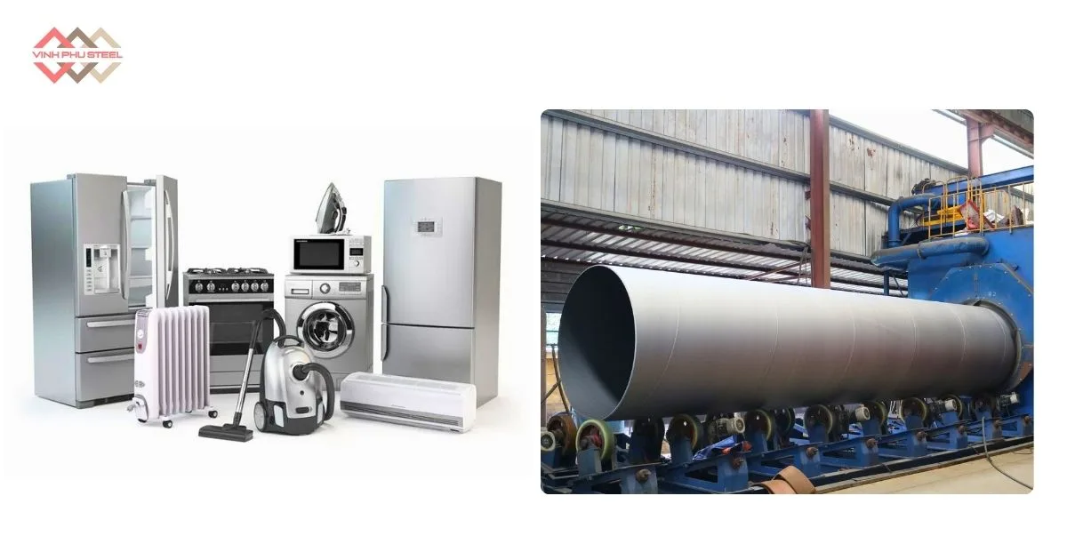 Ứng dụng thép tấm SS400