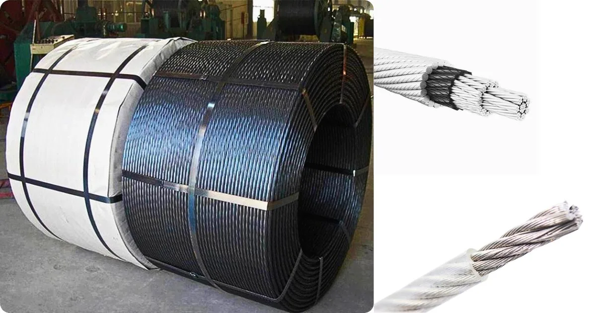 Dây Cáp Dự Ứng Lực Bọc Mỡ Hoặc Bọc Nhựa HDPE