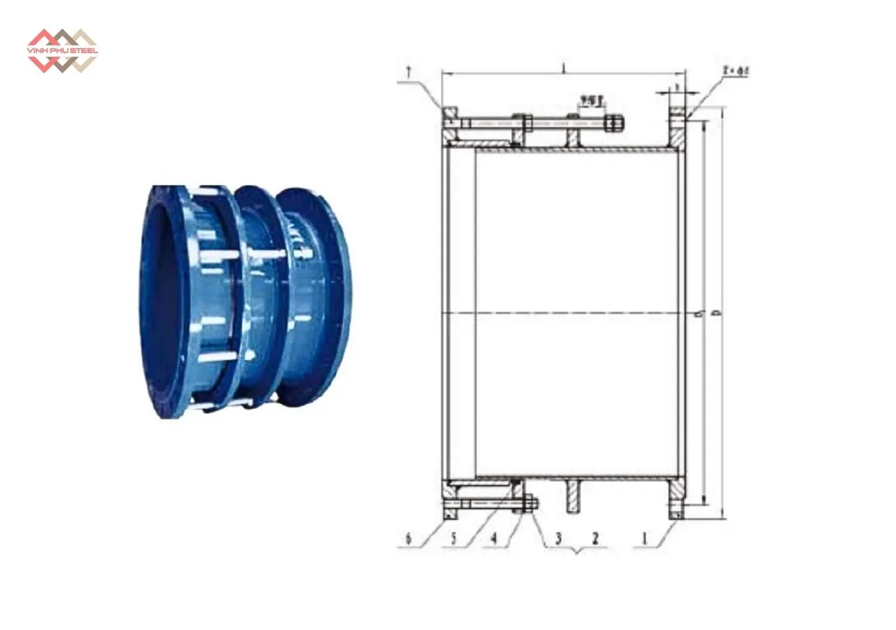 Cấu Tạo Số Khớp Nối Giản Nở Joeun Korea