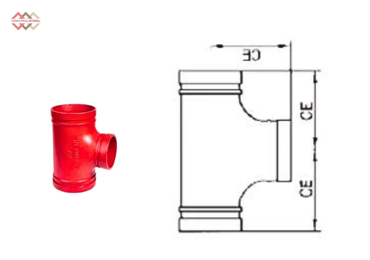 Cấu Tạo Tê Nối Rãnh Joeun Korea