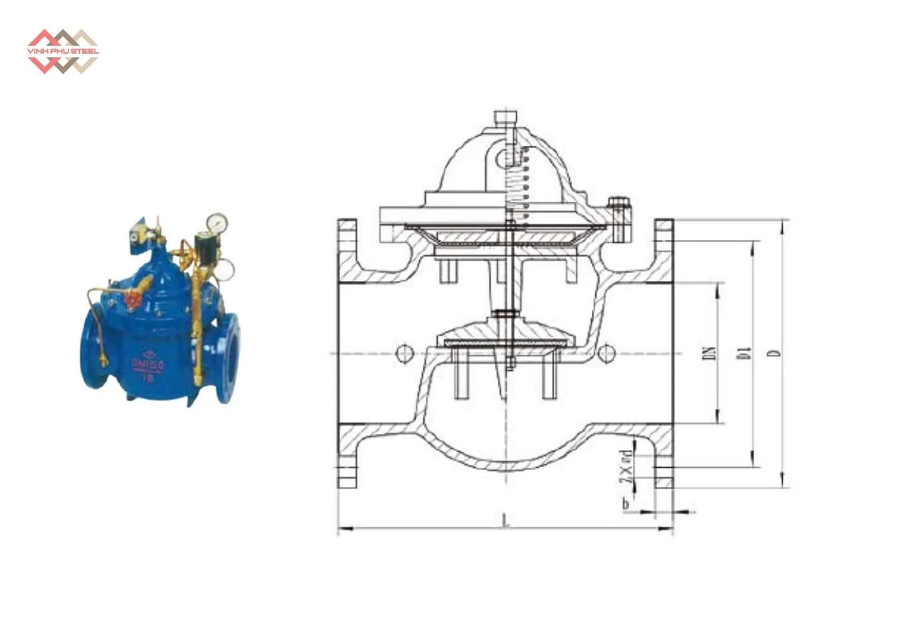 Cấu Tạo Thông Số Van Điều Chỉnh Lưu Lượng SK 400X Joeun Korea