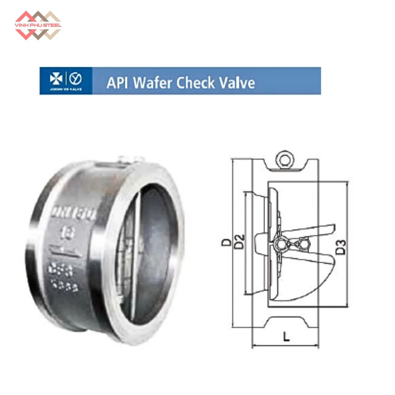 Van Một Chiều Wafer API Joeun Korea - API Wafer Check Valve - Hình ảnh 2
