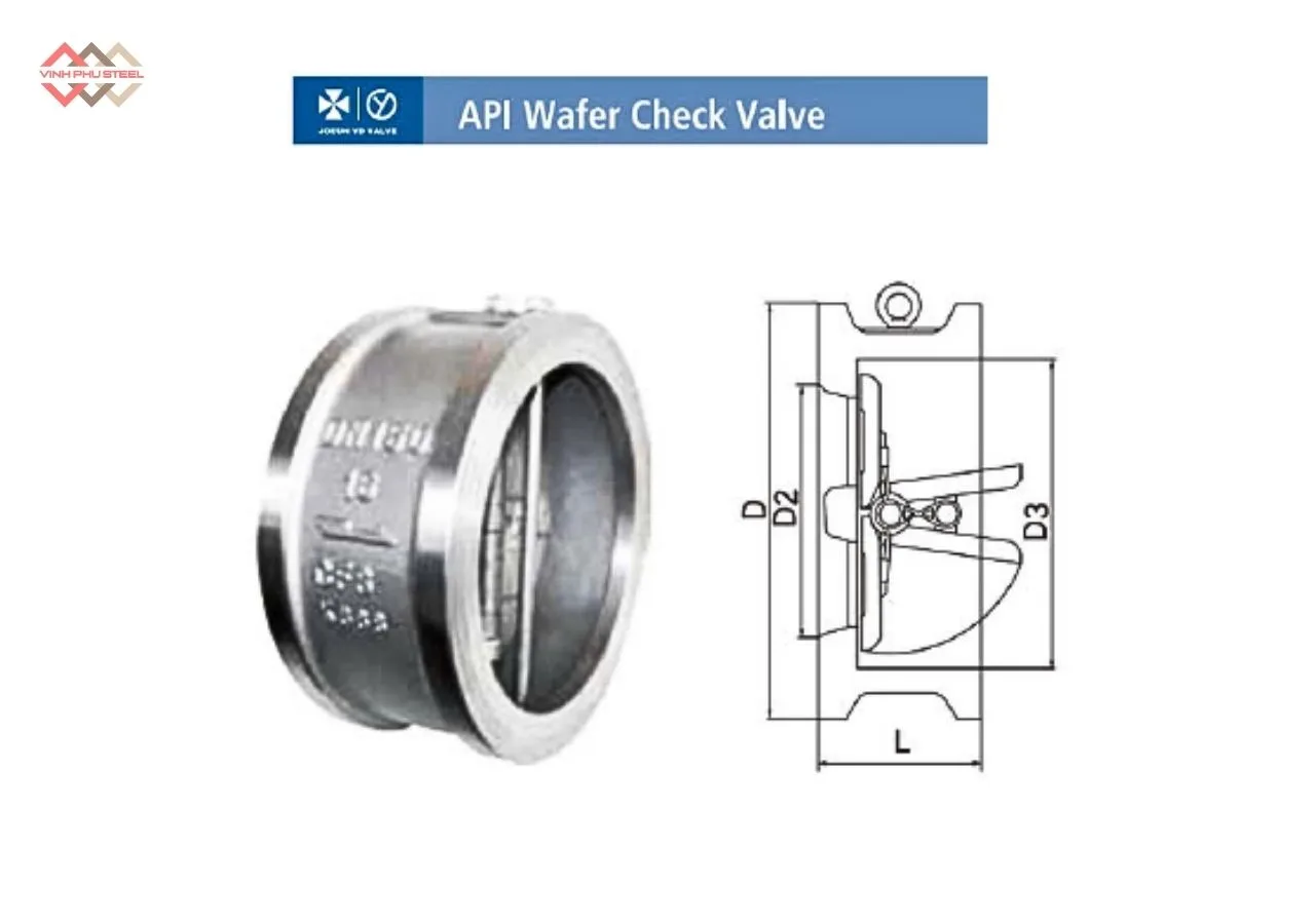 Cấu Tạo Van Một Chiều Wafer API Joeun Korea
