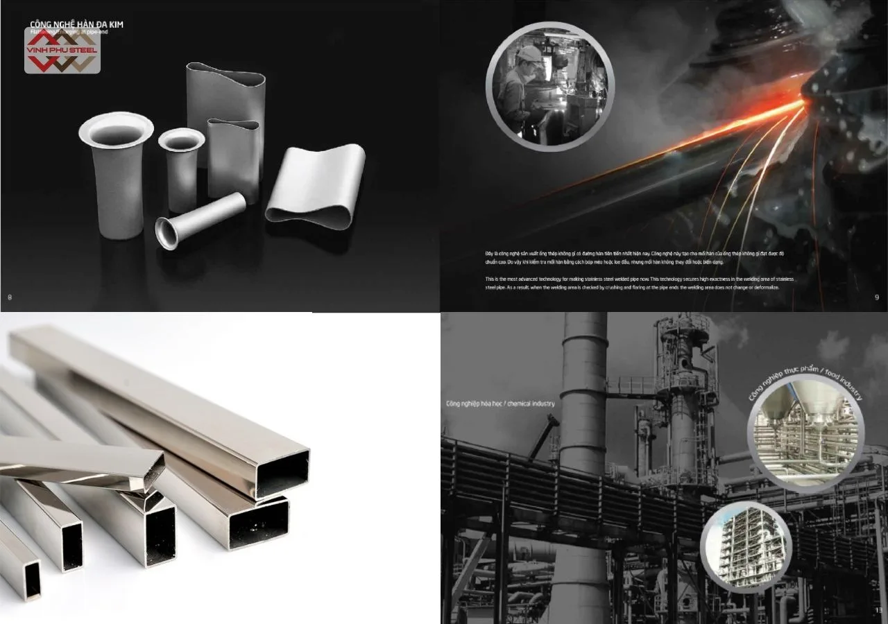 Ống inox chữ nhật Sơn Hà