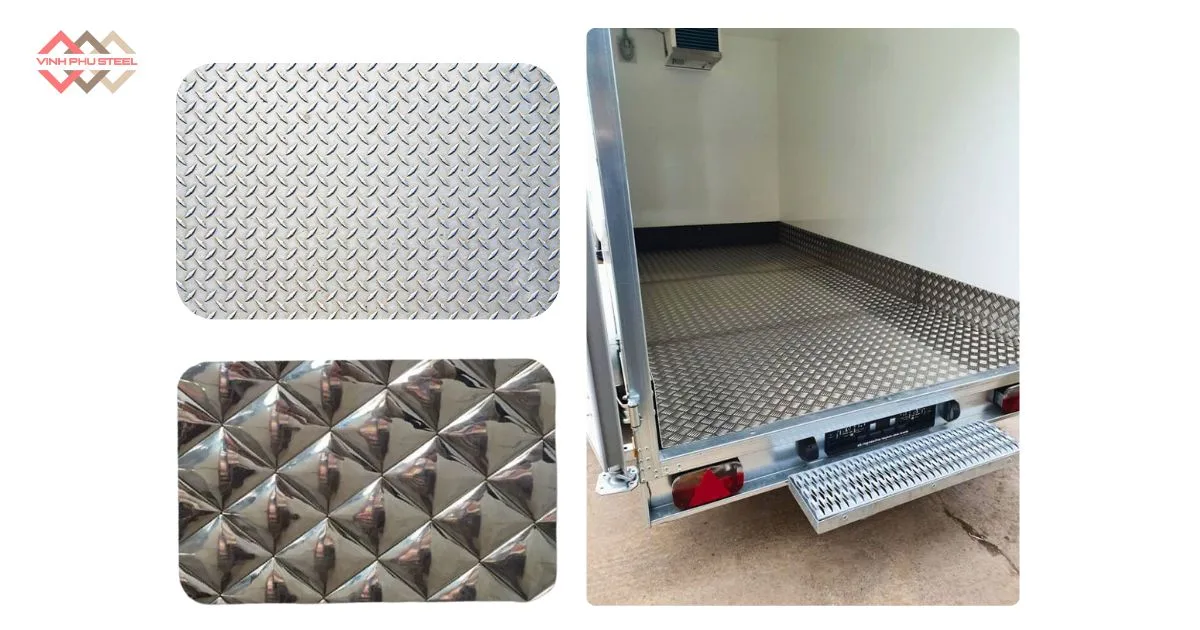 Tấm inox lót sàn xe được sử dụng với chất lượng bền bỉ