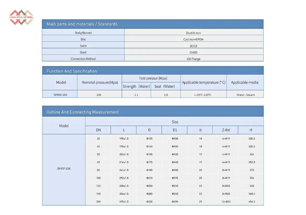 Thông Số Van Cân Bằng Kỹ Thuật Số Joeun Korea