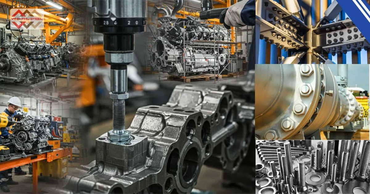 Ứng dụng của Bu lông