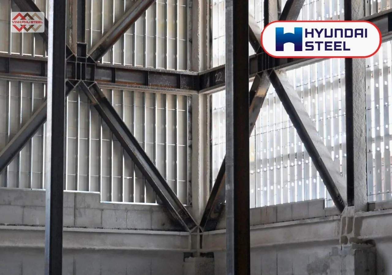ứng dụng Thép hình H HYUNDAI