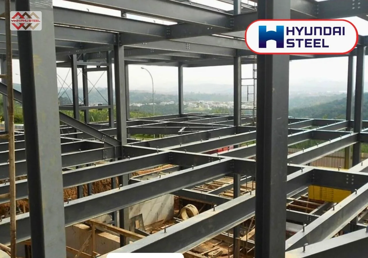 Ứng dụng thép hình i Hyundai