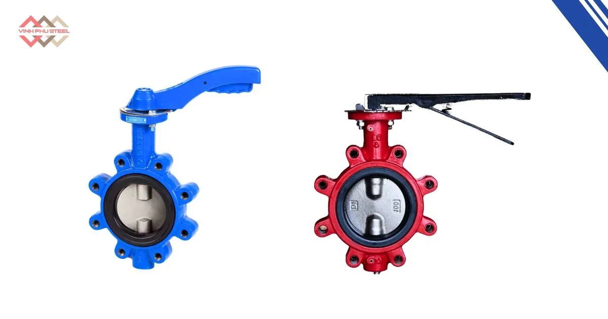 Van bướm tay gạt kiểu Lug