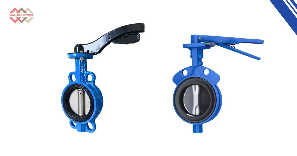 Van bướm tay gạt kiểu Wafer