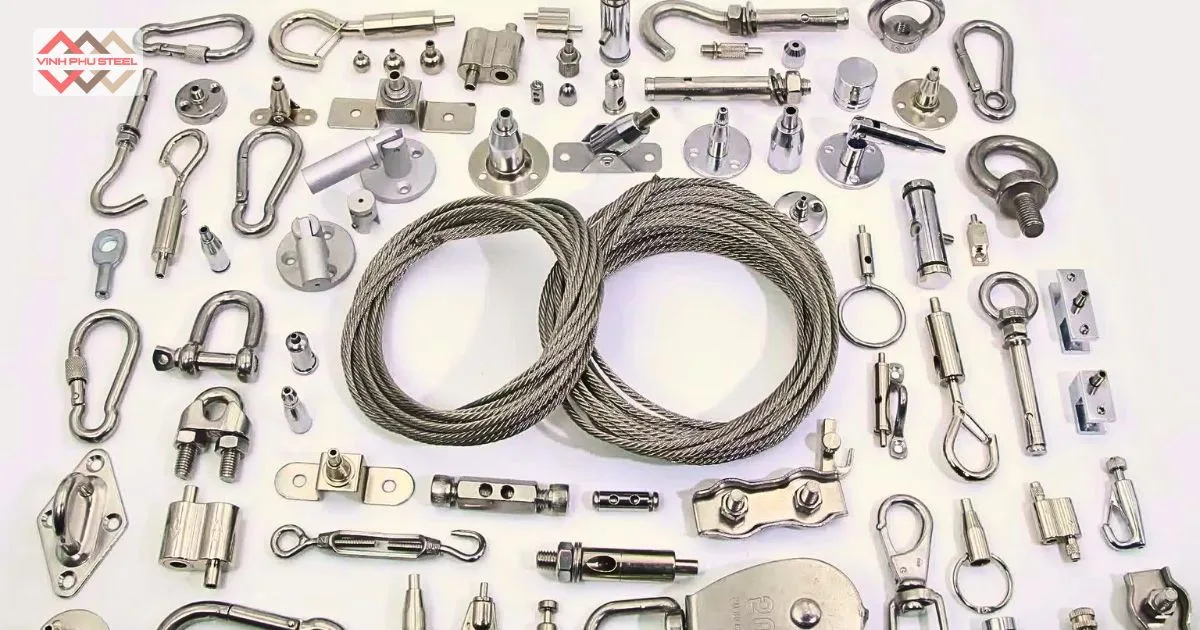 Những Phụ Kiện Tương Thích Với Dây Cáp Bọc Nhựa