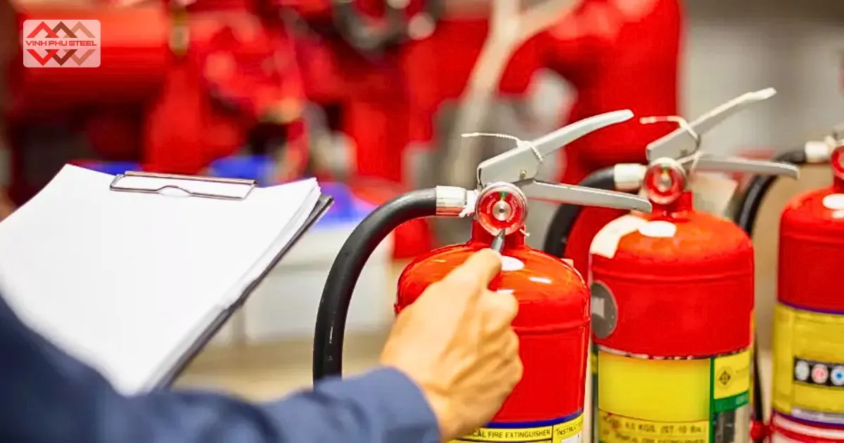 Kiểm tra và bảo dưỡng thiết bị phòng cháy định kỳ