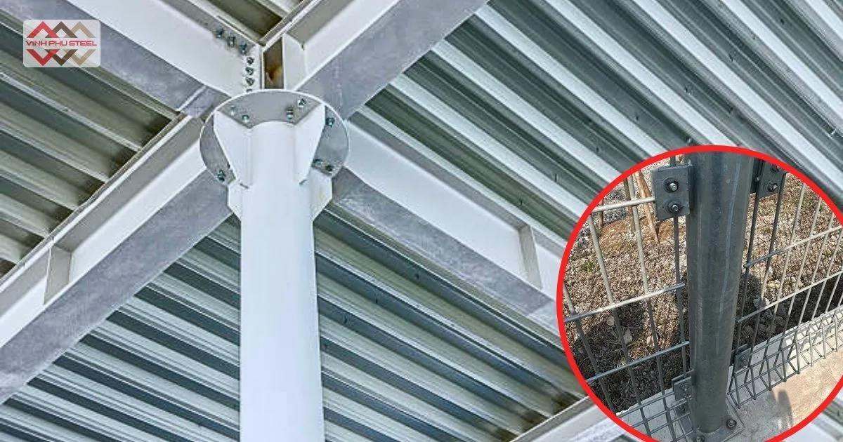 Ứng dụng cột thép tròn