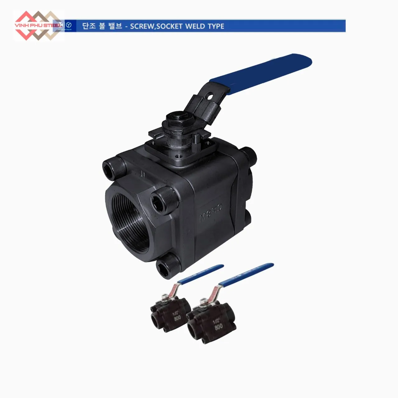 Van Bi 3 Mảnh Nối Ren Thép Joeun Korea