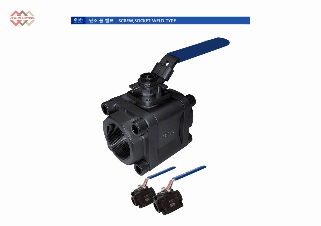 Van Bi 3 Mảnh Nối Ren Thép Joeun Korea