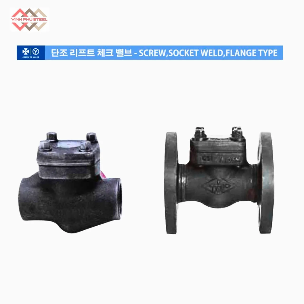 Van Hơi Một Chiều Thép A105 Joeun Korea