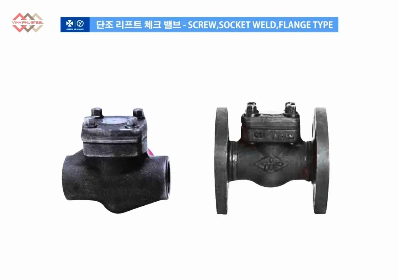 Van Hơi Một Chiều Thép A105 Joeun Korea