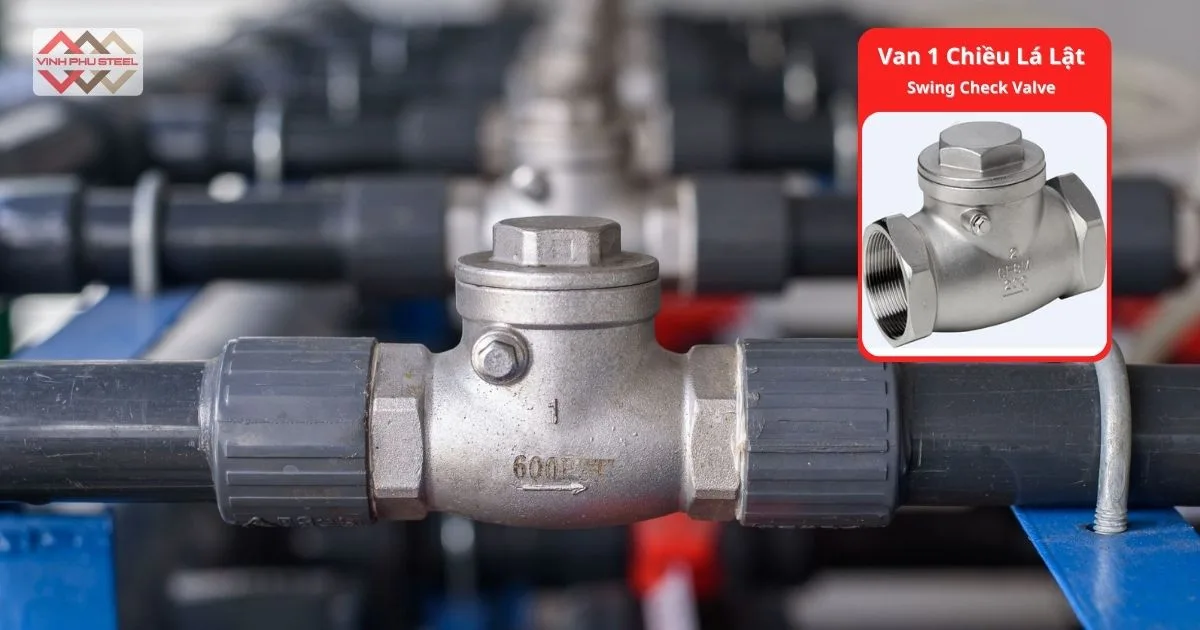 Van 1 Chiều Lá Lật Cho Bồn Nước