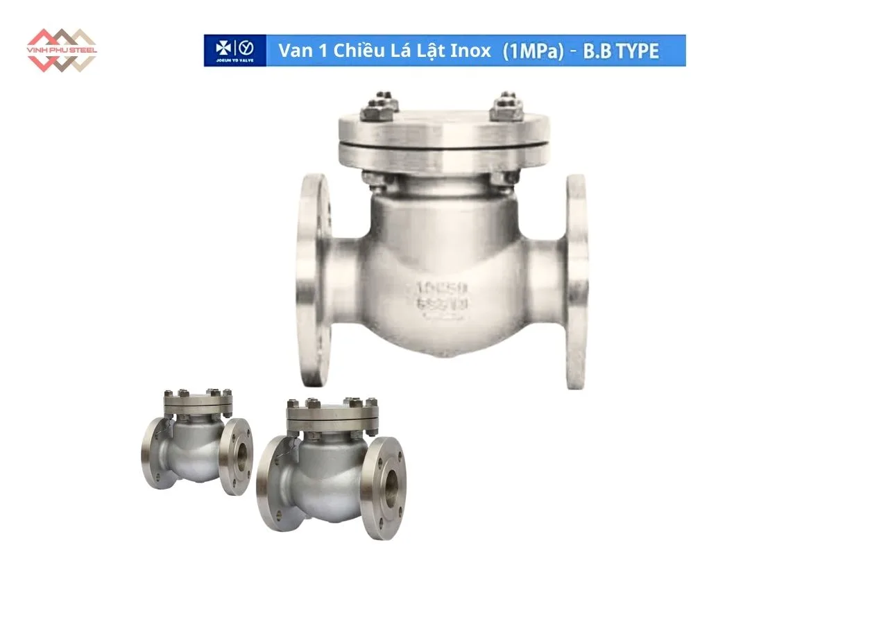 Van 1 Chiều Lá Lật Inox Loại BB Joeun Korea