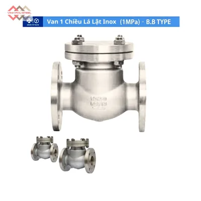 Van 1 Chiều Lá Lật Inox Loại BB Joeun Korea