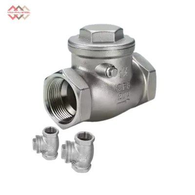 Van Một Chiều Lá Lật Inox Nối Ren Joeun Korea